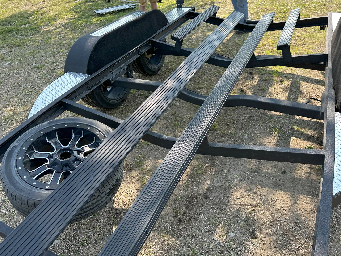 Gatorbak 2x6 bunks on trailer