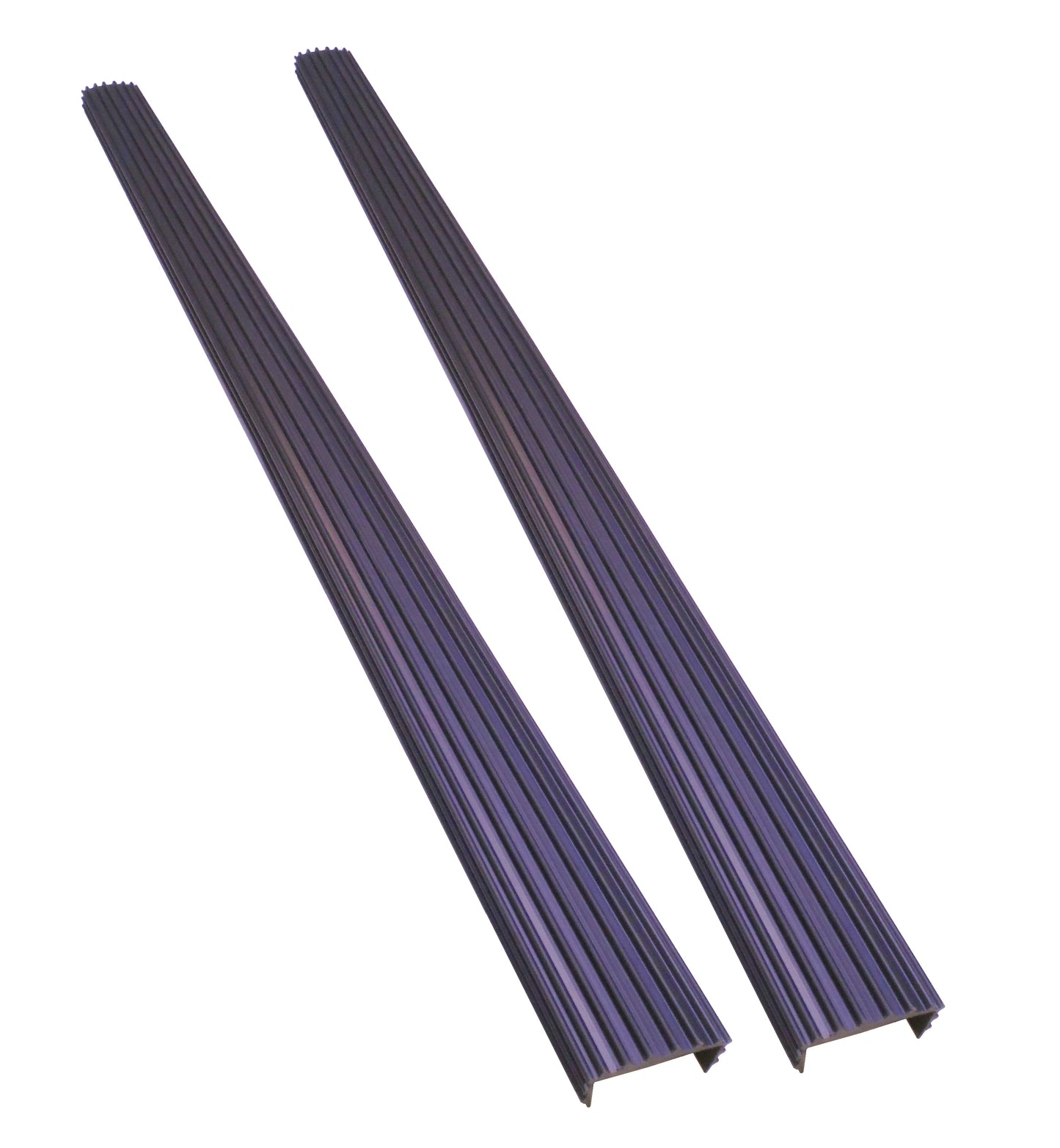 Gatorbak Black Synthetic Bunk Material Shown alone as a pair