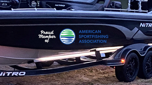Gatorbak boat trailer bunks supporting the American Sportfishing Association and recreational fishing industry
