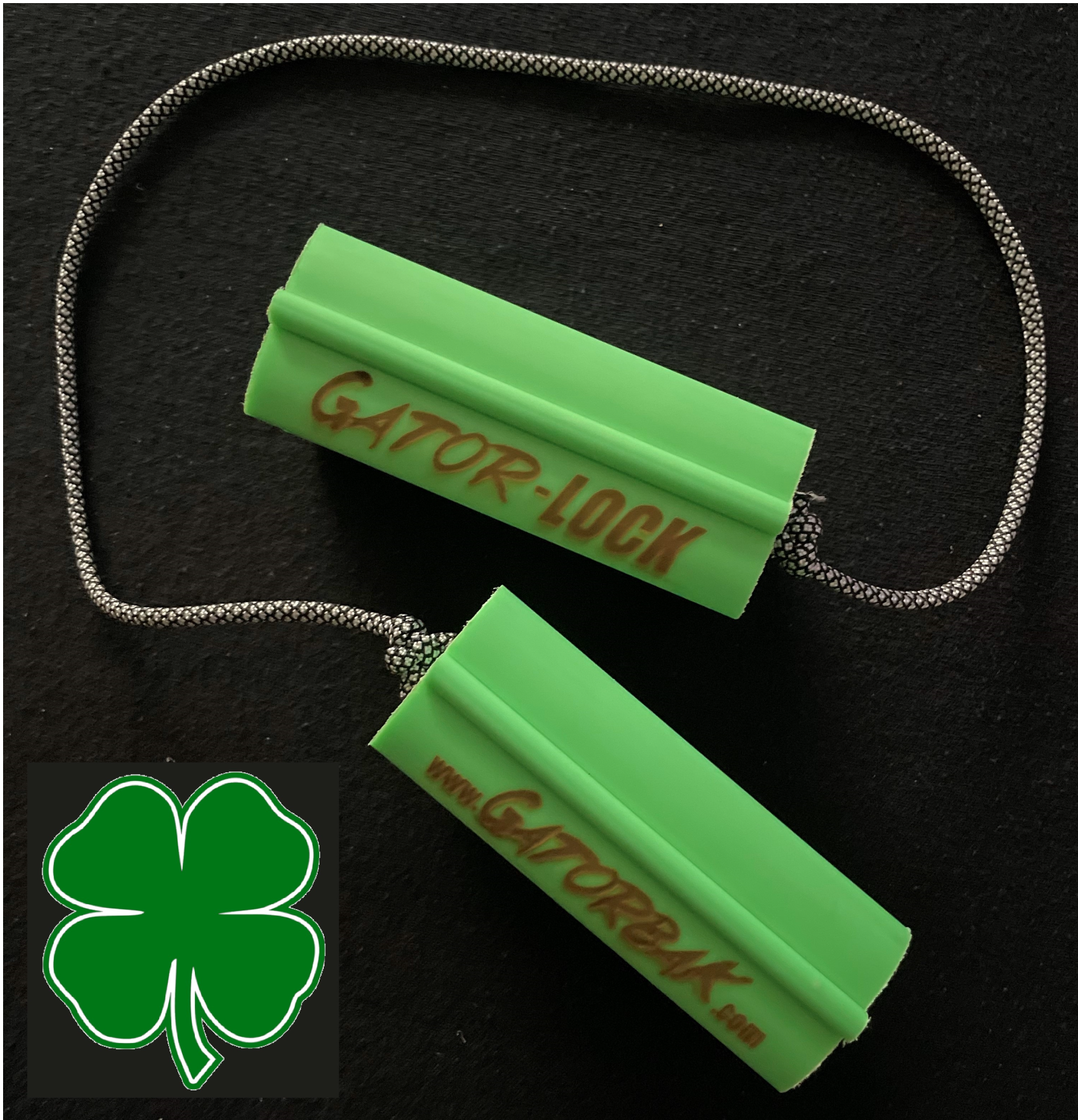 Gator-Lock Steering Lock for boats shamrock green special edition