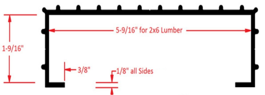 2X6 E Plus (PONTOON) Gatorbak Bunk System - Assembly Required