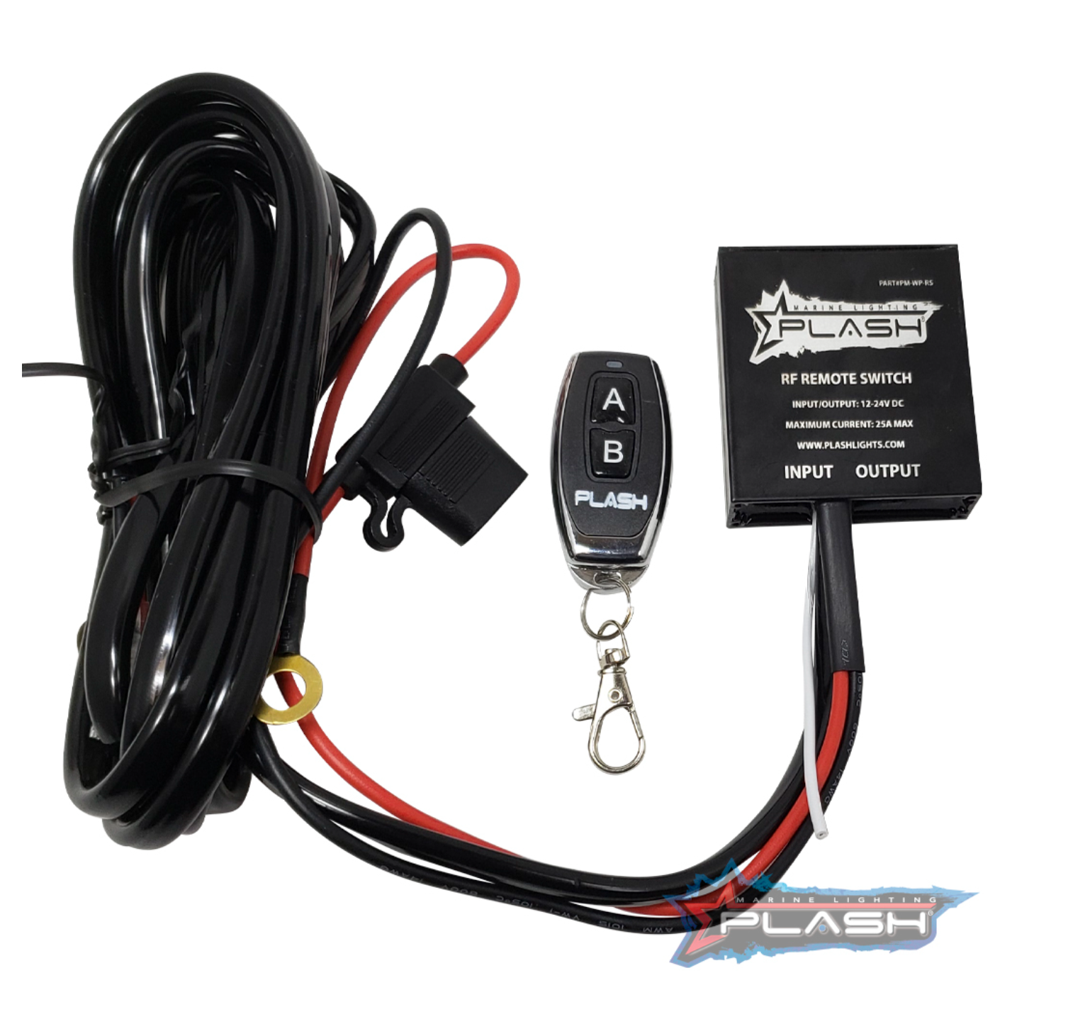 25A Single Color LED Remote Control – IP68, RF Key Fob, 100-ft Range ...